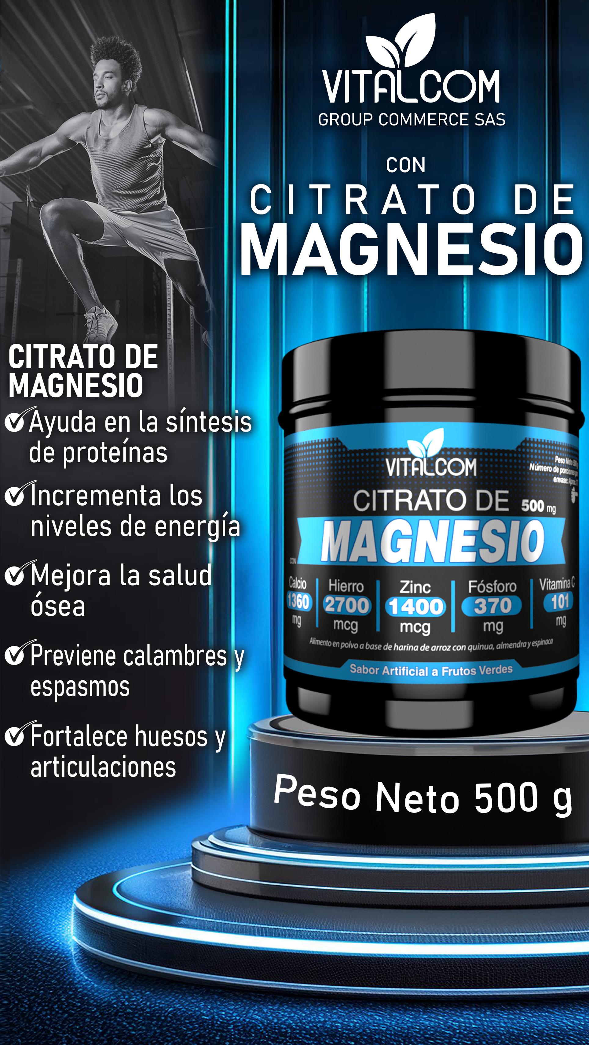Citrato De Magnesio 500gr